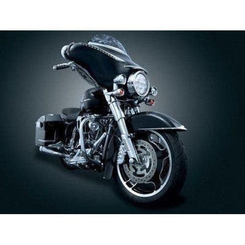 PartzBiz HD: 4412546-Kuryakyn Chrome Caliper Covers for Harley Touring & V-Rod w/ Brembo Calipers