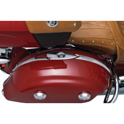 PartzBiz HD KA5670 - Kuryakyn Chrome Classic Saddlebag Top Trim for Indian Chieftain RoadMaster | 5670