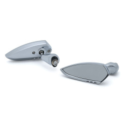 PartzBiz HD KA1815 - Kuryakyn Chrome Fairing Mounted Scythe Mirrors สำหรับ Harley Batwing Fairing 14-16 | 1815 PartzBiz HD KA1815 - Kuryakyn Chrome Fairing Mounted Scythe Mirrors สำหรับ Harley Batwing Fairing 14-16 | 1815