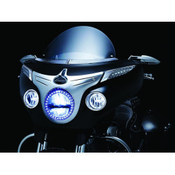 PartzBiz HD KA5621 - คิ้วสัญญาณไฟเลี้ยวด้านข้างโครเมียม Kuryakyn สำหรับ Indian Chieftain 2014 - 5621 PartzBiz HD KA5621 - คิ้วสัญญาณไฟเลี้ยวด้านข้างโครเมียม Kuryakyn สำหรับ Indian Chieftain 2014 - 5621