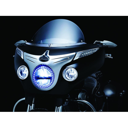 PartzBiz HD: 4412527-Kuryakyn Chrome Fairing Turn Signal Trim for Indian Chieftain 2014 - 5621