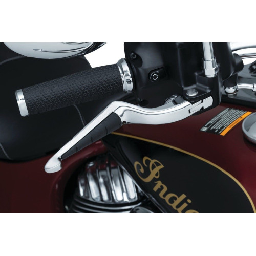 PartzBiz HD: 4412507-Kuryakyn Chrome Iso Ergonomic Brake Levers 14-17 Indian Models 486954 486-954