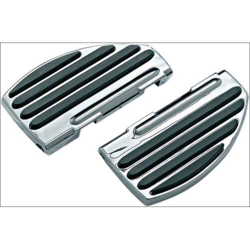 PartzBiz HD: 4412510-Kuryakyn Chrome Passenger Rear ISO-Floorboards Boards for Harley FLH FLST FLD | 7906