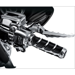PartzBiz HD KA6352 - Kuryakyn Chrome Kinetic Grips เหมาะกับ | 6352 PartzBiz HD KA6352 - Kuryakyn Chrome Kinetic Grips เหมาะกับ | 6352