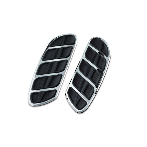 PartzBiz HD: 4412517-Kuryakyn Chrome Kinetic Swept Wing Floorboard Inserts (pr) | 4396 PartzBiz HD: 4412517-Kuryakyn Chrome Kinetic Swept Wing Floorboard Inserts (pr) | 4396