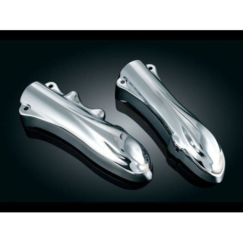 PartzBiz HD: 4412487-Kuryakyn Chrome Lower Leg Covers for 08-up FLST Models | 8634 PartzBiz HD: 4412487-Kuryakyn Chrome Lower Leg Covers for 08-up FLST Models | 8634
