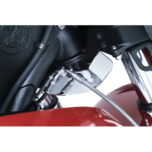 PartzBiz HD: 4412492-Kuryakyn Chrome Lower Triple Tree Wind Deflector Indian Chieftain & Roadmaster | 1946