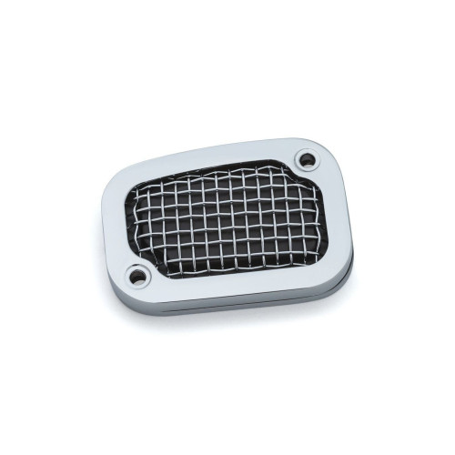 PartzBiz HD: 4412495-Kuryakyn Chrome Mesh Brake Master Cylinder Cover for Harley 15-17 Softail | 6536 PartzBiz HD: 4412495-Kuryakyn Chrome Mesh Brake Master Cylinder Cover for Harley 15-17 Softail | 6536
