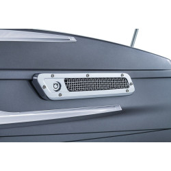 PartzBiz HD KA6509 - Kuryakyn Chrome Mesh Saddlebag Hinge Latch Covers for Harley 14-17 Touring | 6509 PartzBiz HD KA6509 - Kuryakyn Chrome Mesh Saddlebag Hinge Latch Covers for Harley 14-17 Touring | 6509