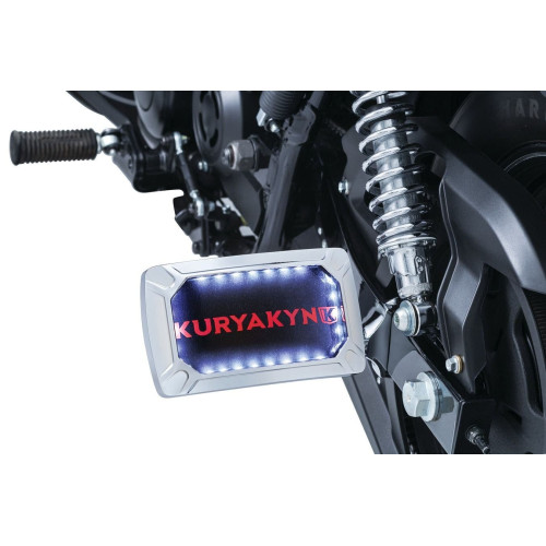 PartzBiz HD: 4412465-Kuryakyn Chrome Nova Horizonal Side Mount License Plate Holder Harley / Metric | 3192 PartzBiz HD: 4412465-Kuryakyn Chrome Nova Horizonal Side Mount License Plate Holder Harley / Metric | 3192