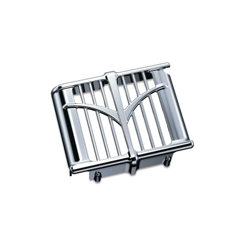PartzBiz HD: 4412467-Kuryakyn 5640 Chrome Oil Cooler Cover Indian '14-'18 Models (except Scout Models)