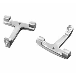 PartzBiz HD KA4536 - Kuryakyn Chrome Standard Length Passenger Board T Bracket Mounts Harley FLH (PR) | 4536 PartzBiz HD KA4536 - Kuryakyn Chrome Standard Length Passenger Board T Bracket Mounts Harley FLH (PR) | 4536
