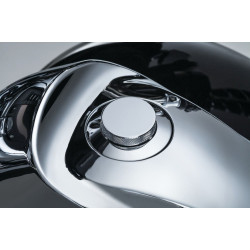 PartzBiz HD KA7178 - Kuryakyn Chrome Pop Up Vented Screw Type Gas Cap Harley 96-16 Softail FXD XL 7178