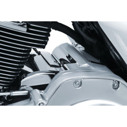 PartzBiz HD KA6416 - Kuryakyn ฝาครอบ Chrome Precision Starter Accent สำหรับ Harley Milwaukee M8 2017 6416