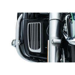 PartzBiz HD KA7681 - กระจังหน้าหม้อน้ำ Kuryakyn Chrome และหน้าจอสำหรับ Harley FLHT Twin Cooled รุ่น 7681 PartzBiz HD KA7681 - กระจังหน้าหม้อน้ำ Kuryakyn Chrome และหน้าจอสำหรับ Harley FLHT Twin Cooled รุ่น 7681