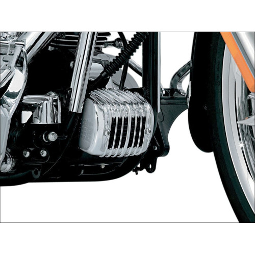 PartzBiz HD: 4412422-Kuryakyn Chrome Regulator Cover for '01-'17 Harley Softail Models