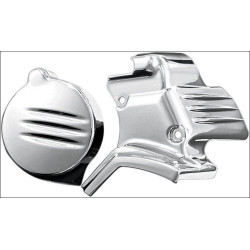 PartzBiz HD KA8638 - ฝาครอบสตาร์ทเตอร์โครเมียม Kuryakyn Harley Touring FLH/T CVO Screamin Eagle '07-'16 PartzBiz HD KA8638 - ฝาครอบสตาร์ทเตอร์โครเมียม Kuryakyn Harley Touring FLH/T CVO Screamin Eagle '07-'16