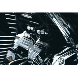 PartzBiz HD KA7779 - ฝาครอบ Kuryakyn Chrome Starter Mount สำหรับ Harley FLH/T Touring 09-15 7779 PartzBiz HD KA7779 - ฝาครอบ Kuryakyn Chrome Starter Mount สำหรับ Harley FLH/T Touring 09-15 7779