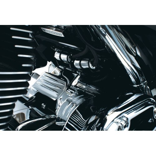 PartzBiz HD: 4412406-Kuryakyn Chrome Starter Mount Cover for Harley FLH/T Touring 09-15 7779