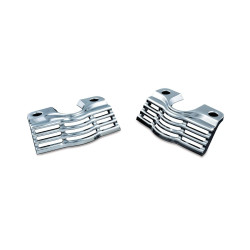 PartzBiz HD KA7260 - Kuryakyn Chrome Stepped Spark Plug Head Bolt Covers สำหรับ Harley Touring | 7260 PartzBiz HD KA7260 - Kuryakyn Chrome Stepped Spark Plug Head Bolt Covers สำหรับ Harley Touring | 7260