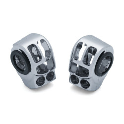 PartzBiz HD KA1748 - Kuryakyn Chrome Switch Housings ชุดควบคุมแฮนด์บาร์ Harley Touring 14-20 PartzBiz HD KA1748 - Kuryakyn Chrome Switch Housings ชุดควบคุมแฮนด์บาร์ Harley Touring 14-20