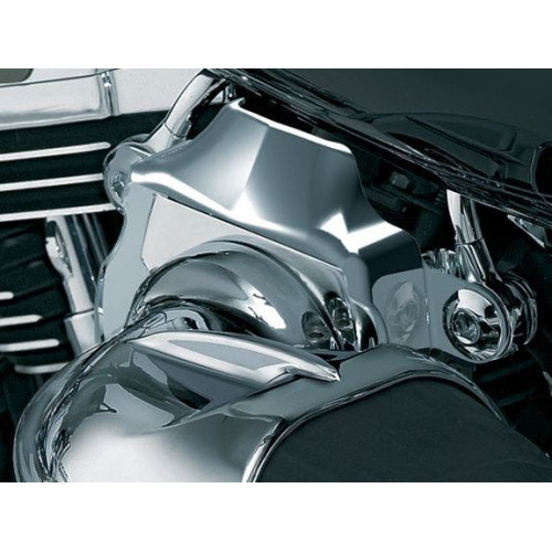 PartzBiz HD: 4412380-Kuryakyn Chrome Throttle Body Cover for Harley Twin Cam Models with Hyperchargers | 7246 PartzBiz HD: 4412380-Kuryakyn Chrome Throttle Body Cover for Harley Twin Cam Models with Hyperchargers | 7246