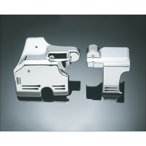 PartzBiz HD: 4412385-Kuryakyn Chrome Transmission Covers for 97-04 Honda Valkyrie Models (exc. Rune)