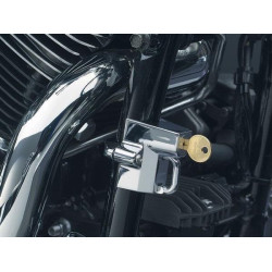 PartzBiz HD KA4220 - Kuryakyn Chrome Universal Helmet Lock for 7/8 to 1-1/4" Frame Rails | 4220 PartzBiz HD KA4220 - Kuryakyn Chrome Universal Helmet Lock for 7/8 to 1-1/4" Frame Rails | 4220
