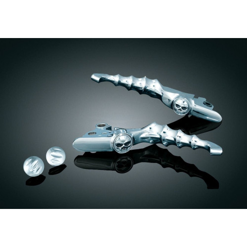 PartzBiz HD: 4412369-Kuryakyn Chrome Zombie Brake Clutch Levers Harley FLH/T Cable Clutch 08-13 | 1058