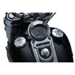 PartzBiz HD KA7358 - Kuryakyn Chrome Zombie Vented Screw In Gas Fuel Cap for Harley 96-16 FL FX XL | 7358