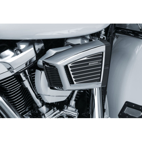 PartzBiz HD: 4412372-Kuryakyn Classic Black & Chrome Faceplate for Harley Hypercharger ES Air Cleaner 9369 PartzBiz HD: 4412372-Kuryakyn Classic Black & Chrome Faceplate for Harley Hypercharger ES Air Cleaner 9369