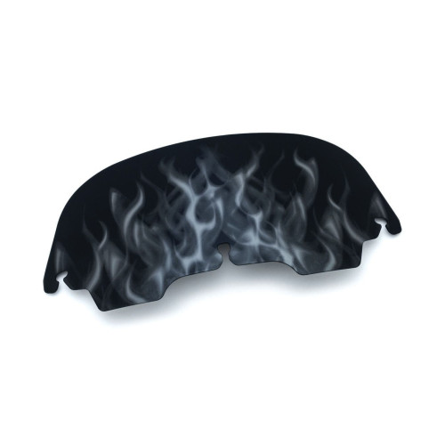 PartzBiz HD: 4412344-Kuryakyn Custom 7" Airmaster Flame Windshield for Harley Batwing 96-13 Touring | 1272 PartzBiz HD: 4412344-Kuryakyn Custom 7" Airmaster Flame Windshield for Harley Batwing 96-13 Touring | 1272