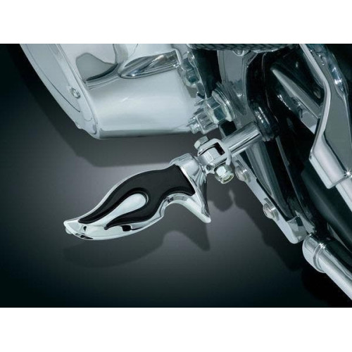 PartzBiz HD: 4412270-Kuryakyn Chrome Flamin' Foot Pegs | 4416 PartzBiz HD: 4412270-Kuryakyn Chrome Flamin' Foot Pegs | 4416