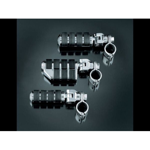 PartzBiz HD: 4412278-Kuryakyn Chrome Tour-Tech Cruise Clevis Mounts Small ISO Footpegs & Quick Clamps | 8032
