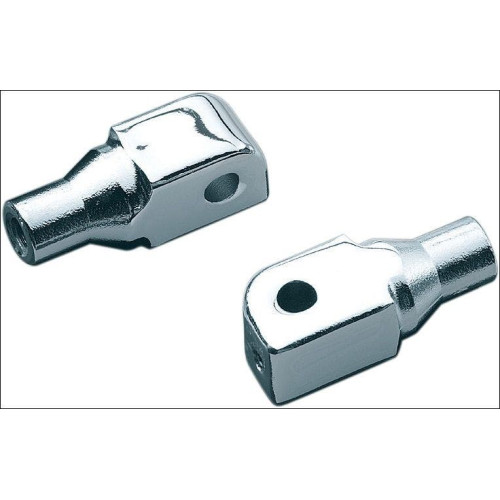 PartzBiz HD: 4412257-Kuryakyn Chrome Tapered Peg Adapters for Honda Suzuki Triumph & Yamaha