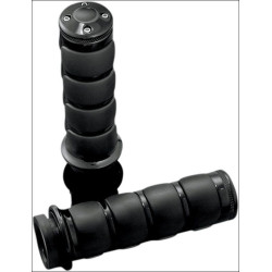 PartzBiz HD KA6337 - Kuryakyn ISO-Grips สีดำเงา สำหรับ Honda Triumph PartzBiz HD KA6337 - Kuryakyn ISO-Grips สีดำเงา สำหรับ Honda Triumph