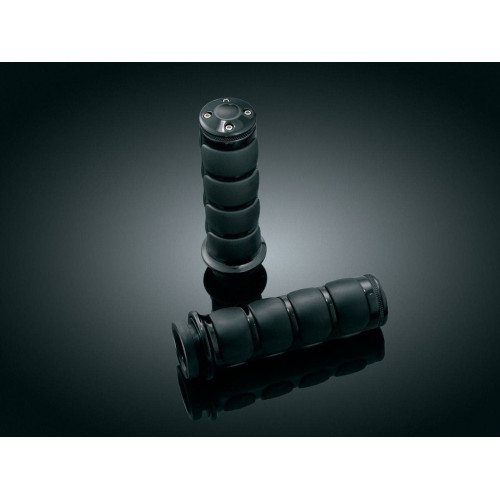 PartzBiz HD: 4412241-Kuryakyn Gloss Black ISO Hand Grips Harley w/ Throttle By Wire | 6321 PartzBiz HD: 4412241-Kuryakyn Gloss Black ISO Hand Grips Harley w/ Throttle By Wire | 6321