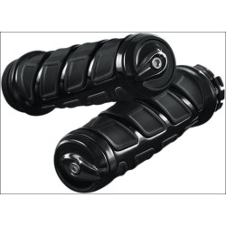PartzBiz HD KA6351 - Kuryakyn Gloss Black Kinetic Grips Cable Throttle Harley รุ่น | 6351 PartzBiz HD KA6351 - Kuryakyn Gloss Black Kinetic Grips Cable Throttle Harley รุ่น | 6351