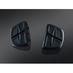 PartzBiz HD KA7613 - Kuryakyn Gloss Black Kinetic Mini Boards without Adapters Universal Fitment PartzBiz HD KA7613 - Kuryakyn Gloss Black Kinetic Mini Boards without Adapters Universal Fitment
