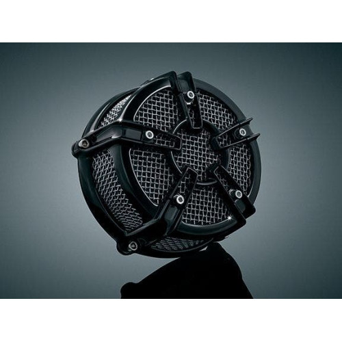 PartzBiz HD: 4412214-Kuryakyn Gloss Black Mach 2 Co-Ax Air Cleaner Assembly Only | 9572