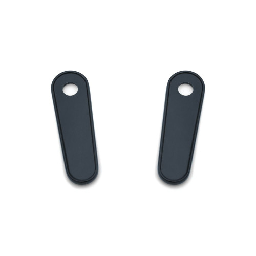PartzBiz HD: 4412216-Kuryakyn Gloss Black Passenger Board Block Off Plates for '93-'18 FLH/T Touring & Trike