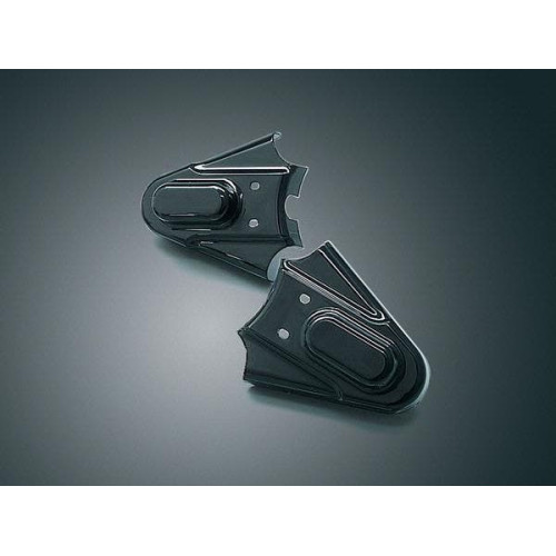 PartzBiz HD: 4412217-Kuryakyn Gloss Black Phantom Covers (pr) | 8202 PartzBiz HD: 4412217-Kuryakyn Gloss Black Phantom Covers (pr) | 8202