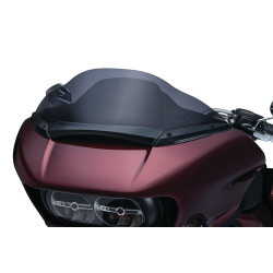 PartzBiz HD KA2633 - Kuryakyn แผ่นปิดกระจกด้านข้างสีดำเงาสำหรับ Harley Road Glide FLTR 15 | 2633
