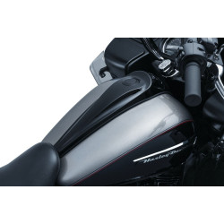 PartzBiz HD KA5689 - Kuryakyn GLOSS Black ลายเซ็น Jim Nasi Smooth Dash Harley Street/Road Glide '08-'17 5689