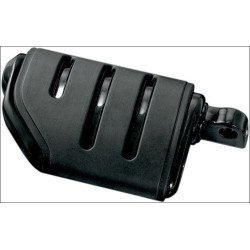PartzBiz HD KA7562 - Kuryakyn 7562 Gloss Black Trident Dually ISO-Pegs with Male Mount Adapters