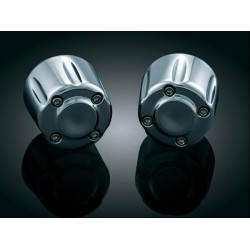 PartzBiz HD KA6238 - ตุ้มน้ำหนักปลายด้ามจับ Chrome Kuryakyn สำหรับ ISO Kinetic & Braided Grips | 6238