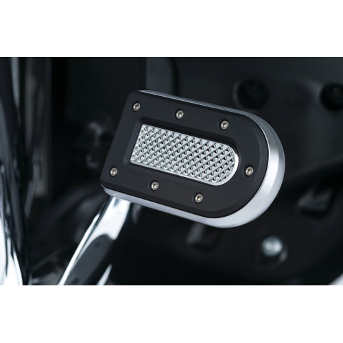 PartzBiz HD: 4412143-Kuryakyn Heavy Industry Chrome FL Brake Pedal Pad for Harley Models 7039