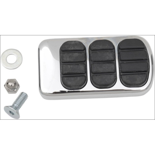 PartzBiz HD: 4412157-Kuryakyn 8027 Chrome ISO-Brake Lever Pedal Pad for Harley Touring FLST & FLD PartzBiz HD: 4412157-Kuryakyn 8027 Chrome ISO-Brake Lever Pedal Pad for Harley Touring FLST & FLD