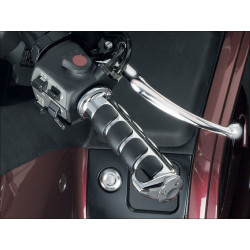 PartzBiz HD KA6180 - Kuryakyn ISO-Grips พร้อม Chrome Accents สำหรับ Honda Goldwing GL1800 F6B | 6180 PartzBiz HD KA6180 - Kuryakyn ISO-Grips พร้อม Chrome Accents สำหรับ Honda Goldwing GL1800 F6B | 6180