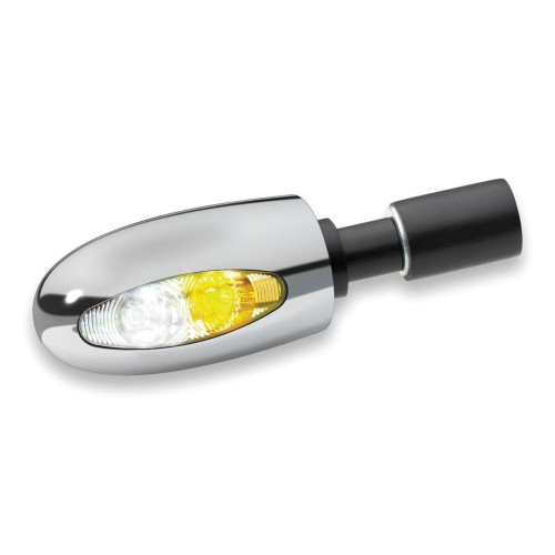 PartzBiz HD: 4412109-Kuryakyn Kellermann BL 1000 2556 Chrome Amber LED Bar End Turn Signal Harley & Metric PartzBiz HD: 4412109-Kuryakyn Kellermann BL 1000 2556 Chrome Amber LED Bar End Turn Signal Harley & Metric